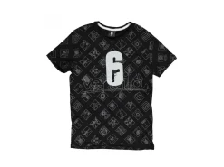6 - Siege - Aop Logo T-shirt Uomo Difuzed