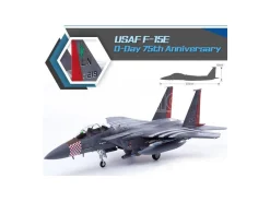 ACADEMY ACD12568 USAF F-15E D-DAY 75th ANNIVERSARY KIT 1:72 Modellino