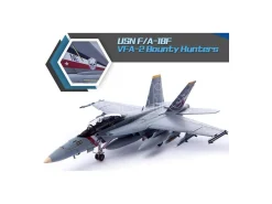 ACADEMY ACD12567 USN F/A-18F VFA-2 BOUNTY HUNTERS KIT 1:72 Modellino
