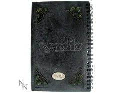 Agenda Resin Spiral Cover Ivy Pentagrm Agenda Nemesis Now