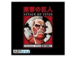 ATTACK ON TITAN - Tshirt unisex black - Colossal Titan