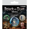 Attack On Titan Pin-Back Buttons 5-Pack Season 4 Pyramid International