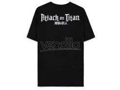 Attack On Titan T-Shirt Logo Season 4 Taglia M Difuzed