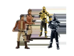 Battlestar Galactica 3.75 Inch Wave 1 Action Figura Set (4) Action Figura Factory Ent