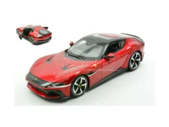BBURAGO BU26033 FERRARI 12 CILINDRI METALLIC RED 1:24 Modellino