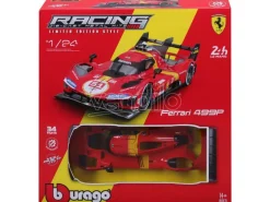 BBURAGO BU26583 FERRARI 499P N.51 1st 24 H LM 2023 CALADO-GIOVINAZZI-P.GUIDI KIT 1:24 Modellino