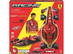 Bburago Bu26856 Ferrari Sf-24 N.16 Charles Leclerc F1 2024 Con Casco Kit 1:24 Modellino