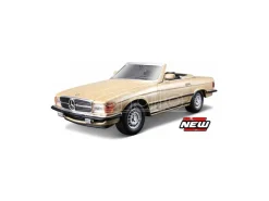 BBURAGO BU43056 MERCEDES 450 SL 1977 METALLIC GOLD 1:32 Modellino