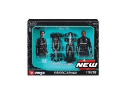 BBURAGO BU38115 MERCEDES F1 W15 SET N.44 L.HAMILTON + N.63 G.RUSSELL 2024 1:43 Modellino