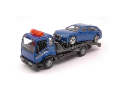 BBURAGO BU31418 PORTAUTO TOW TRUCK + AUDI A6 AVANT 1:43 Modellino
