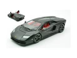 BBURAGO BU21102B LAMBORGHINI COUNTACH LPI 800-4 MATT BLACK 1:24 Modellino