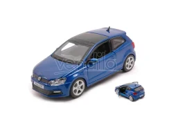 BBURAGO BU21059B VW POLO GTI M5 BLUE 1:24 Modellino
