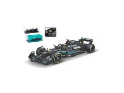 BBURAGO BU28028H MERCEDES F1 LEWIS HAMILTON 2023 W/HARD CASE 1:24 Modellino