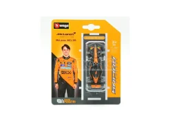 BBURAGO BU58001P MCLAREN MCL39 N.81 2025 OSCAR PIASTRI BLISTER 1:64 Modellino