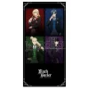 Black Butler: Public School Arc Asciugamano The Prefect Four / P4 150 X 75 Cm Sakami Merchandise