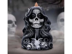 CALAVERA'S OFFERING BACKFLOW INCENSE BURNER Brucia Incenso NEMESIS NOW