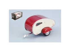 CARARAMA CA251PND-C-1 CARAVAN I BEIGE/RED 1:43 Modellino