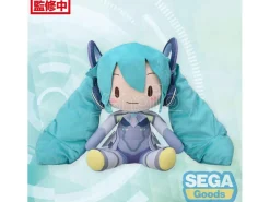 Character Vocal Series 01: Hatsune Miku Fuwa Petit Peluche Figura Hatsune Miku Miku Con You 2024 Ver. Ll 40 Cm Sega