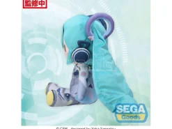 Character Vocal Series 01: Hatsune Miku Fuwa Petit Peluche Figura Hatsune Miku Miku Con You 2024 Ver. Ll 40 Cm Sega