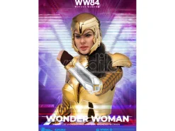 Dc Comics Action Figure Wonder Woman Armatura Dorata 21 Cm 1/9 Beast Kingdom
