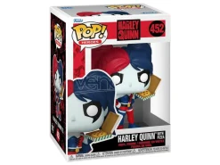 Dc Comics: Harley Quinn Takeover Pop! Heroes Vinile Figura Harley Con Pizza 9 Cm Funko