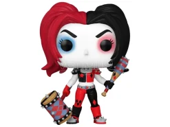 Dc Comics: Harley Quinn Takeover Pop! Heroes Vinile Figura Harley Con Weapons 9 Cm Funko
