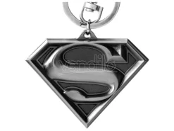 Dc Comics Metal Portachiavi Superman Logo Con Figure Int.