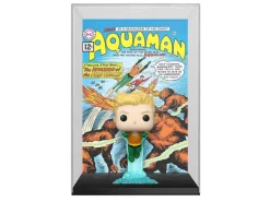 Dc Comics Pop! Comic Cover Vinile Figura Aquaman 9 Cm Funko