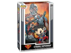 Dc Comics Pop! Comic Cover Vinile Figura Cyborg Superman 9 Cm Funko