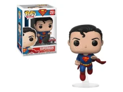 Dc Comics Pop! Heroes Vinile Figura Specialty Series Flying Superman (80th Anniversary) 9 Cm Funko