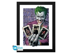 Dc Comics Stampa Incorniciata "The Joker Haha Cards" (30x40 Cm) GB Eye