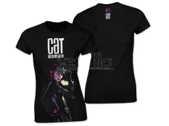 Dc Comics T-shirt Maglietta Catwoman Nera Taglia L SD Toys