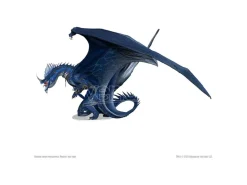 D&d Icons Of The Realms Boxed Prepainted Miniatures Ancient Blue Dragon 20 Cm Wizbambino