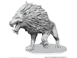 D&d Nolzur's Marvelous Miniatures Unpainted Miniatures Dire Worg 11 Cm Wizbambino