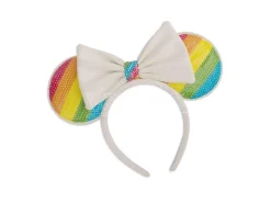 Disney By Fascia Per Capelli Sequin Arcobaleno Minnie Ears Loungefly