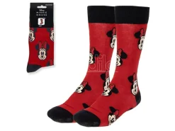 Disney Calzini Minnie Face Red 36-43 Cerdá