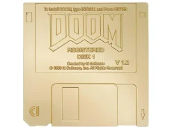 Doom Replik Floppy Disk Gold Plated Edizione Limitata Fanattik