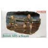 DRAGON D3023 BRITISH SBS W/KAYAK KIT 1:35 Modellino