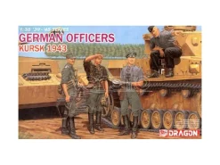 DRAGON D6456 GERMAN OFFICERS KURK 1943 KIT 1:35 Modellino
