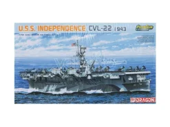 DRAGON D7054 U.S.S. INDEPENDENCE CVL-22 1943 KIT 1:700 Modellino