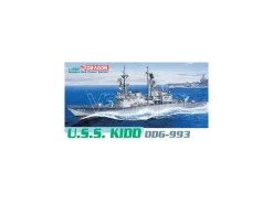 DRAGON D1014 U.S.S. KIDD DDG-993 KIT 1:350 Modellino