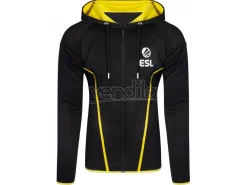 Esl - Teq - Zipper Felpa Con Cappuccio Difuzed