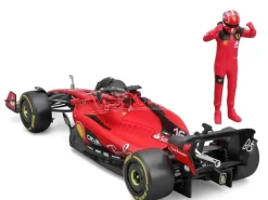 F1 Ferrari Sf-23 Con Leclerc Figura - 1:24 Die-cast Model Modelli In Scala Bburago