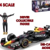 F1 Red Bull Racing Rb19 Con Verstappen Figura - 1:24 Die-cast Model Modelli In Scala Bburago