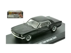 GREENLIGHT GREEN86615 FORD MUSTANG COUPE' 1967 CREED 2015 ADONIS CREED'S MATT BLACK 1:43 Modellino