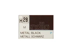 Gunze GU0028 BLACK METALLIC ml 10 Pz.6 Modellino