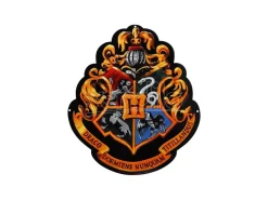 Harry Potter - Piastra in Metallo "Hogwarts" Con Gancio 28 x 32 cm