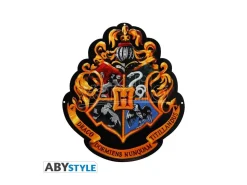 Harry Potter - Piastra in Metallo "Hogwarts" Con Gancio 28 x 32 cm