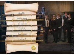 Harry Potter Display 6 Bacchette Character Esercito Di Silente Noble Collection