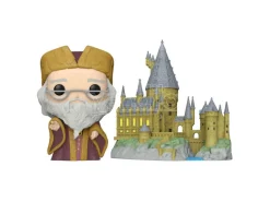 Harry Potter Funko POP Citta Vinile Figura Silente con il Castello di Hogwarts 9 Cm